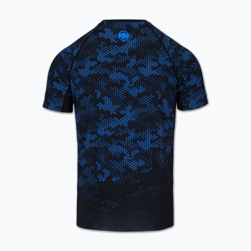 Rashguard pentru bărbați Pitbull Hex Camo Hilltop Rashguard blue 4