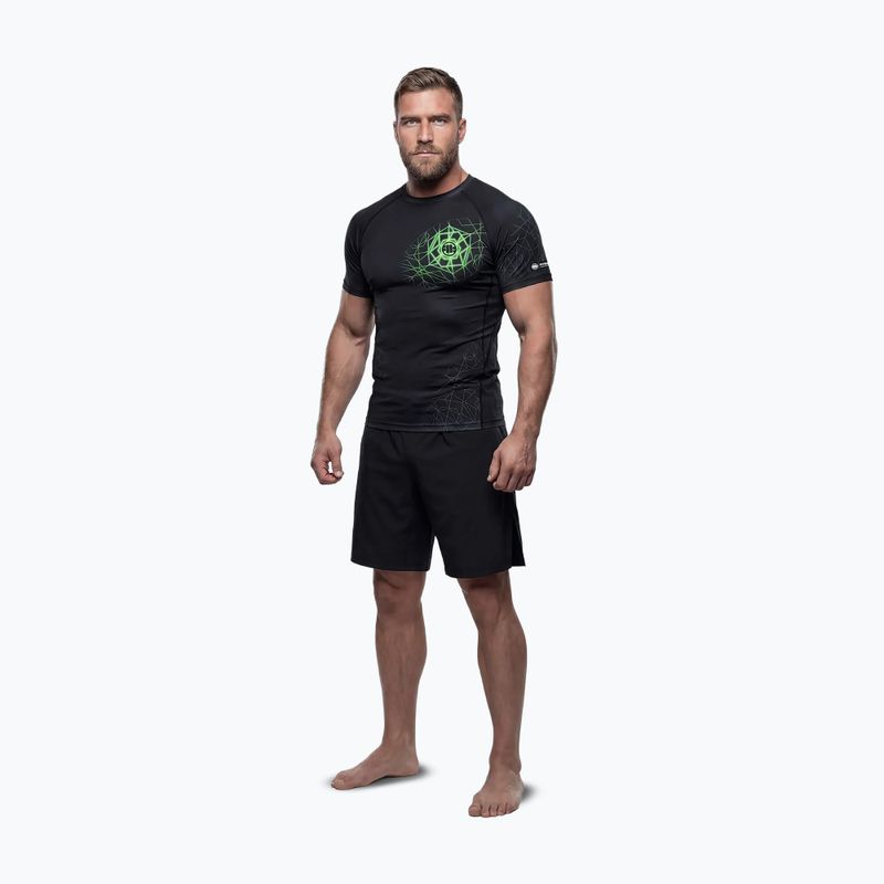 Rashguard pentru bărbați Pitbull Ray Rashguard fluo green 2
