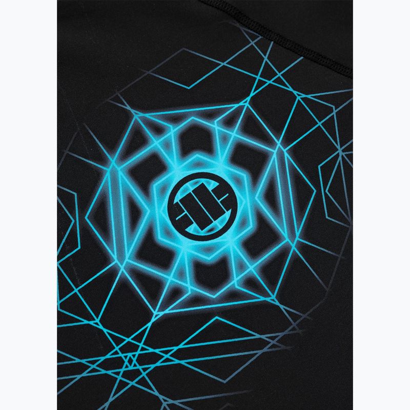 Rashguard cu mânecă lungă pentru bărbați Pitbull Ray Rashguard sky blue 6