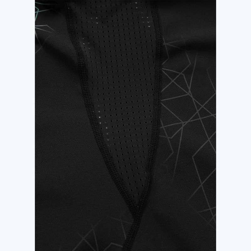 Rashguard cu mânecă lungă pentru bărbați Pitbull Ray Rashguard fluo green 9