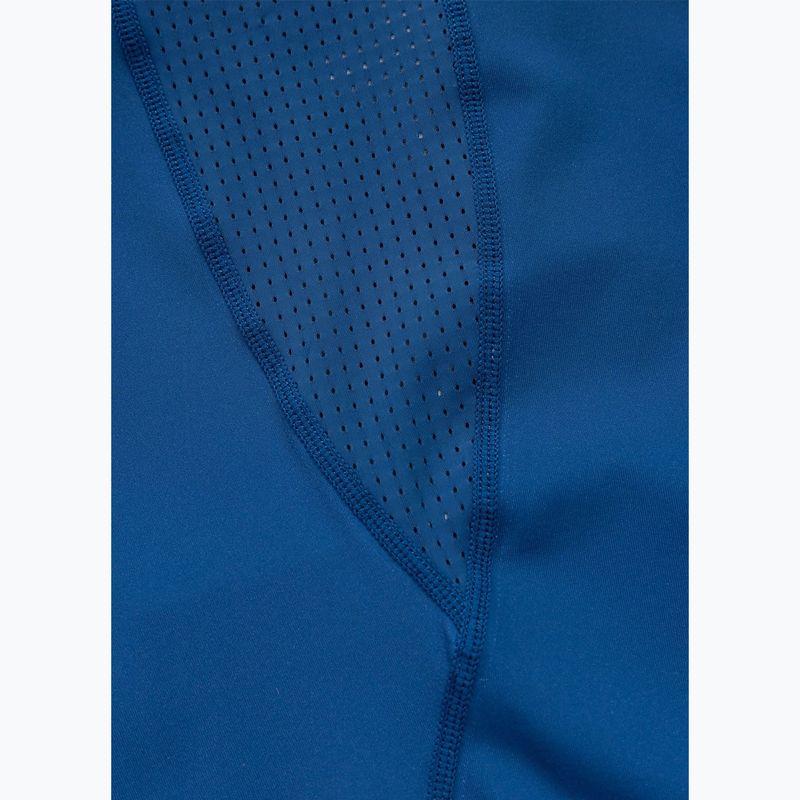 Tricou pentru bărbați Pitbull Rashguard Logo Palms blue 9