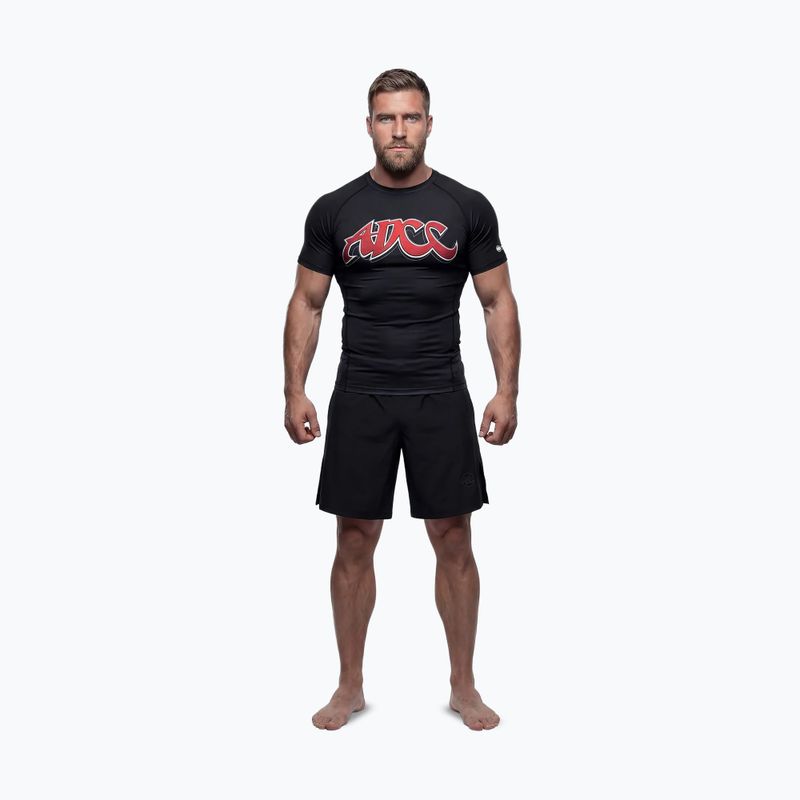 Rashguard pentru bărbați Pitbull ADCC Rashguard black 2