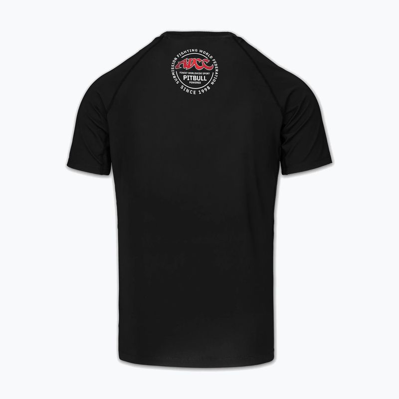 Rashguard pentru bărbați Pitbull ADCC Rashguard black 4