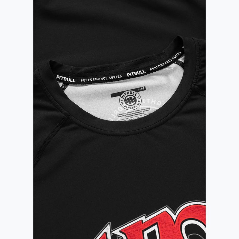 Rashguard pentru bărbați Pitbull ADCC Rashguard black 5