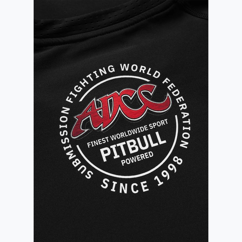 Rashguard cu mânecă lungă pentru bărbați Pitbull ADCC Rashguard black 7