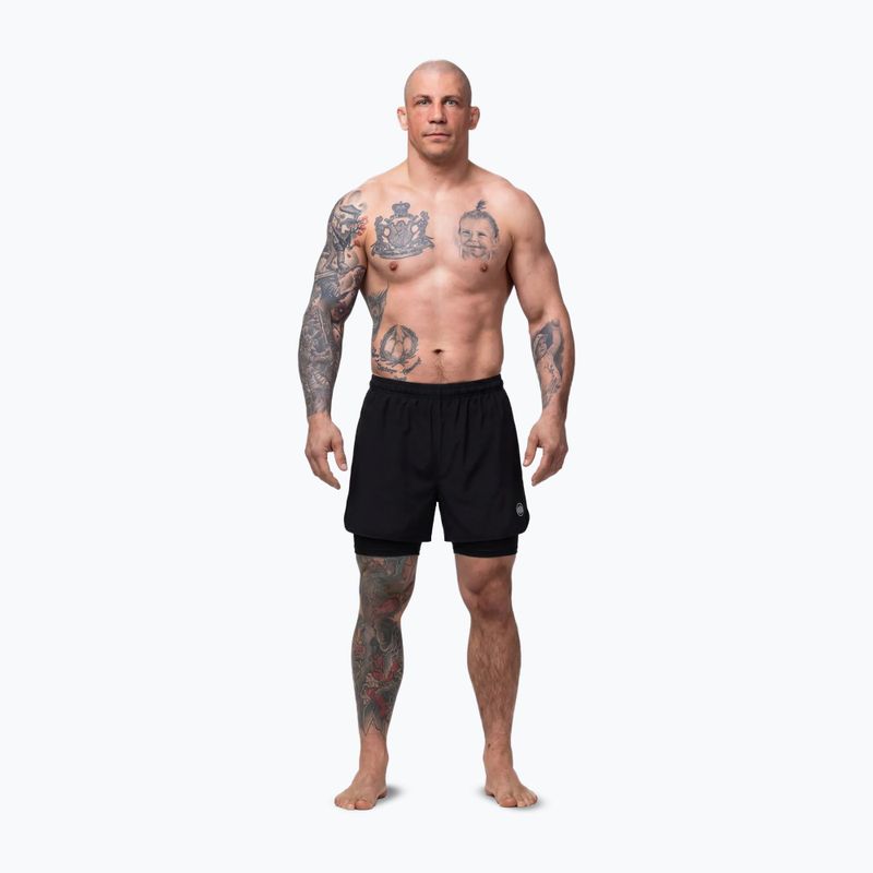 Shorturi bărbătești Pitbull Sport Mesh black 2