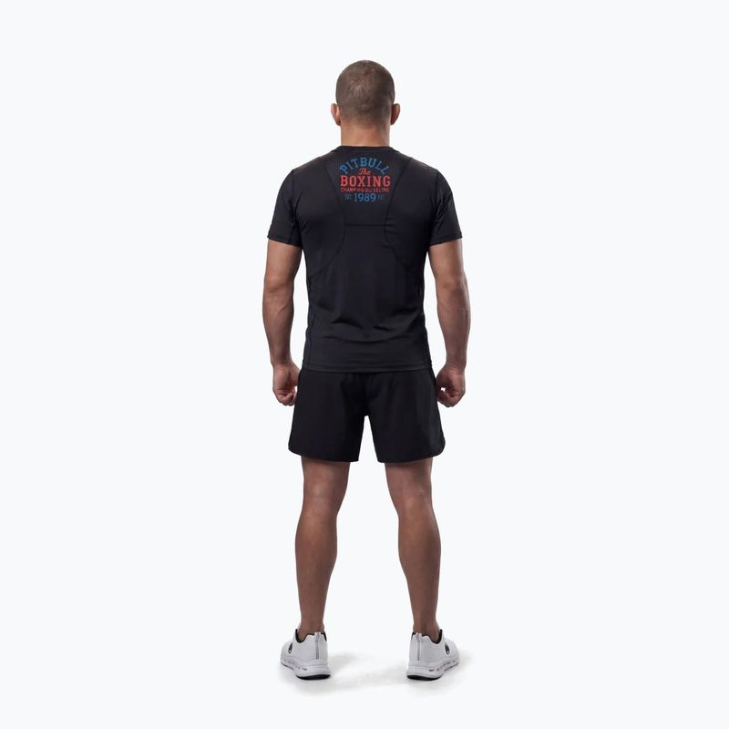 Tricou pentru bărbați Pitbull Mesh Champion Bloodline black 3