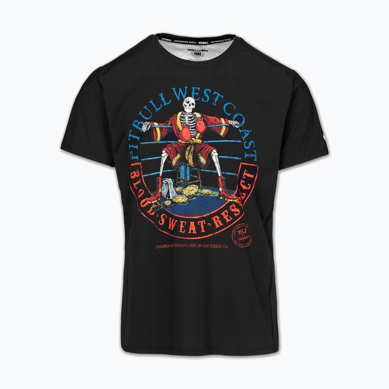 Tricou pentru bărbați Pitbull Mesh Champion Bloodline black 5
