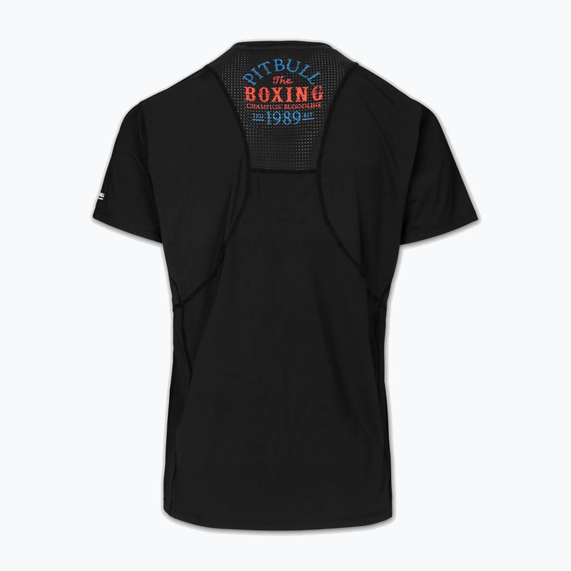 Tricou pentru bărbați Pitbull Mesh Champion Bloodline black 6