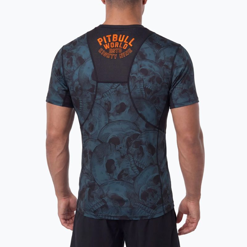 Tricou pentru bărbați Pitbull Mesh Guardian Angel black 3