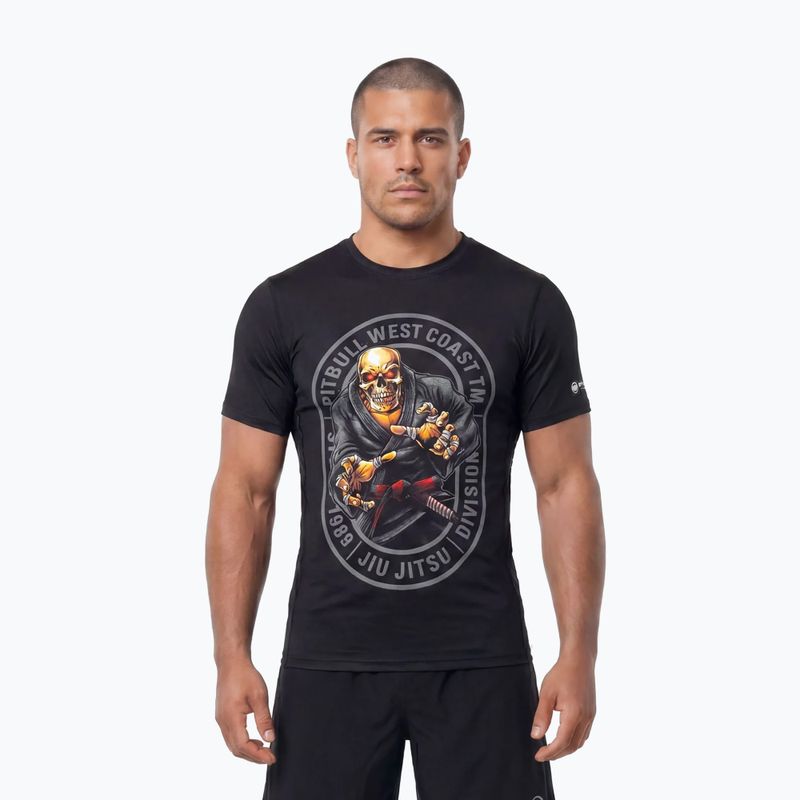 Tricou pentru bărbați Pitbull Mesh Jiu Jitsu black