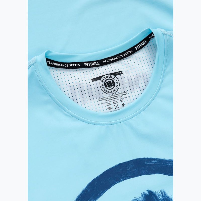 Tricou pentru bărbați Pitbull Palms mesh light blue logo 5