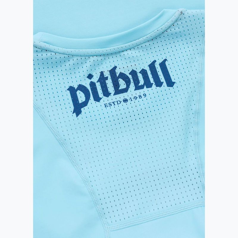 Tricou pentru bărbați Pitbull Palms mesh light blue logo 7