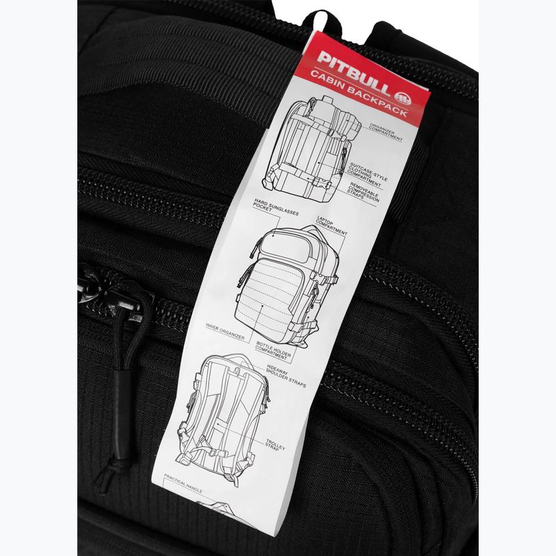 Rucsac de oraș Pitbull Cabin black 11