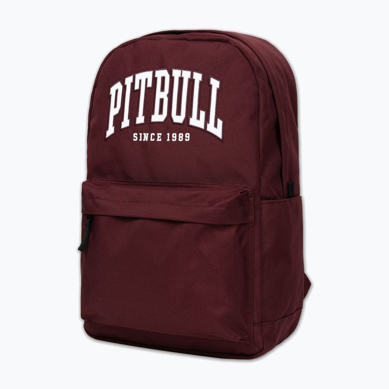 Rucsac de oraș Pitbull Norton dark burgundy 2
