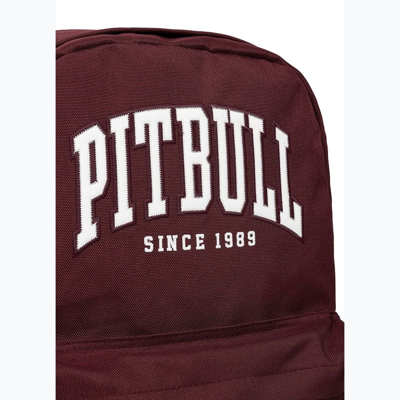 Rucsac de oraș Pitbull Norton dark burgundy 4