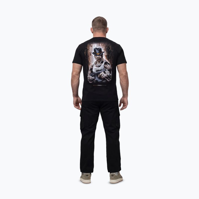 Tricou pentru bărbați Pitbull Hatter black 4