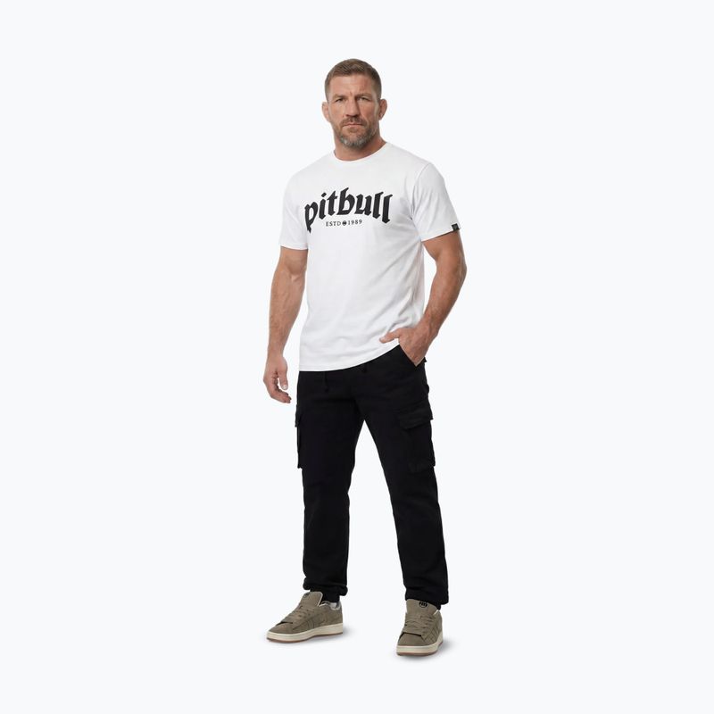 Tricou pentru bărbați Pitbull O'Side white 2