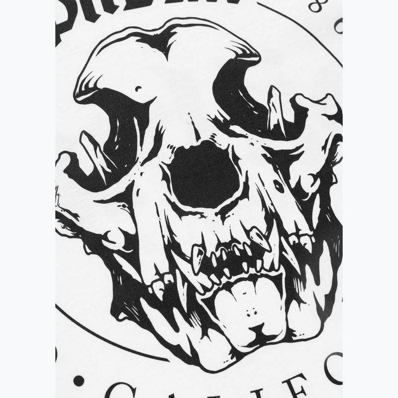 Tricou pentru bărbați Pitbull O'Side Skull white 10