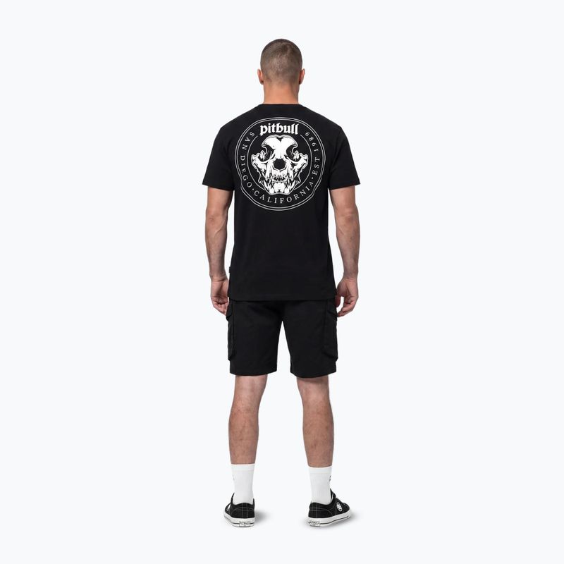Tricou pentru bărbați Pitbull O'Side Skull black 3