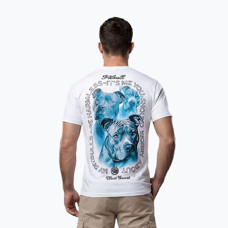 Tricou pentru bărbați Pitbull Protector white 3