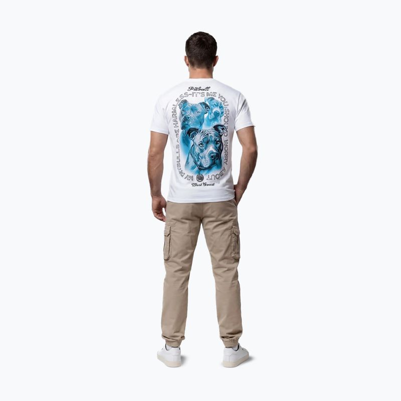 Tricou pentru bărbați Pitbull Protector white 4