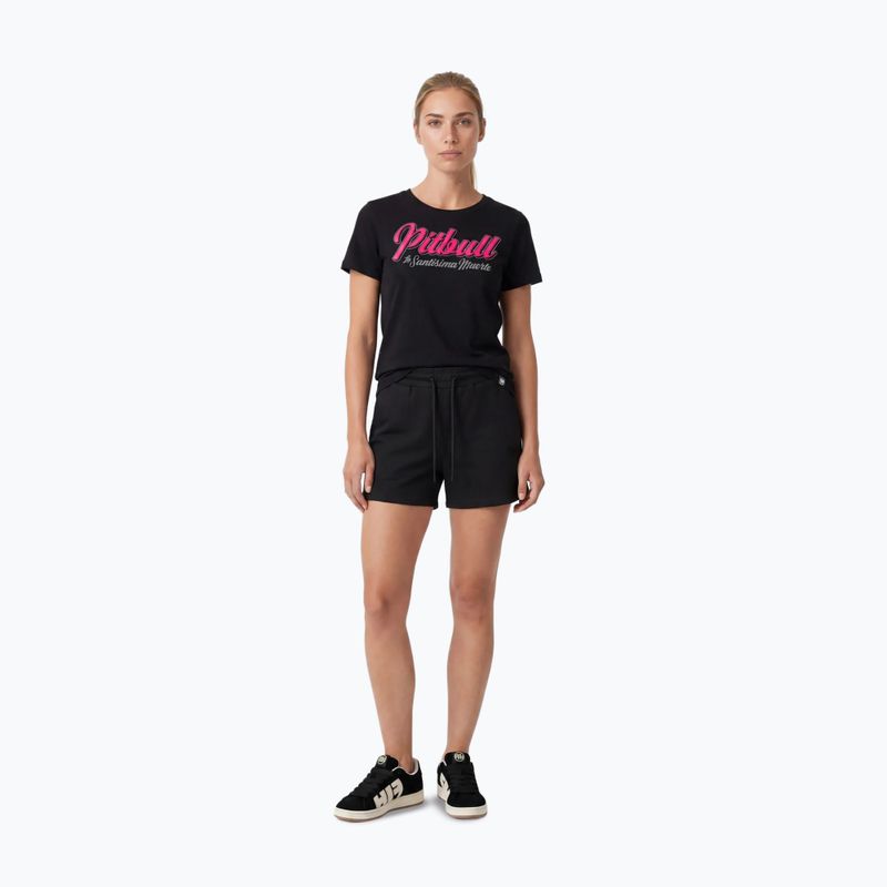 Tricou pentru femei Pitbull Santa Muerte black/pink 2