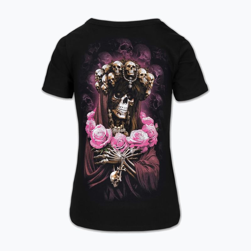 Tricou pentru femei Pitbull Santa Muerte black/pink 6