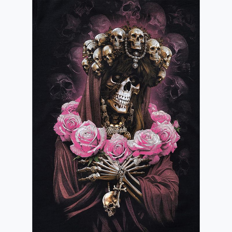 Tricou pentru femei Pitbull Santa Muerte black/pink 11