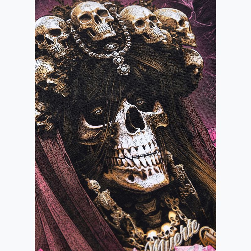Tricou pentru femei Pitbull Santa Muerte black/pink 12