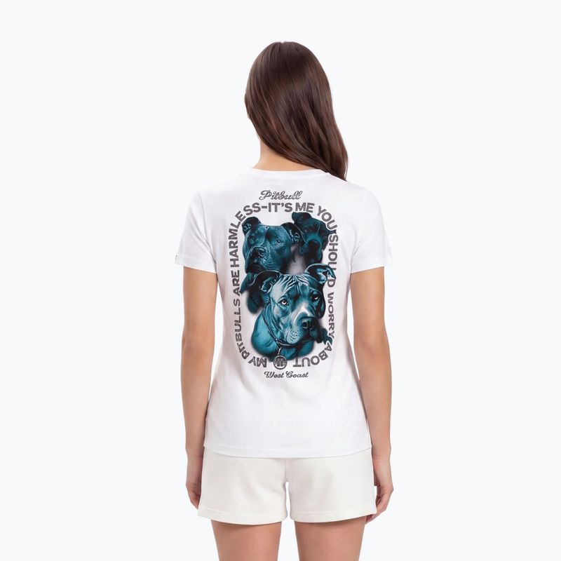 Tricou pentru femei Pitbull Protector white 3