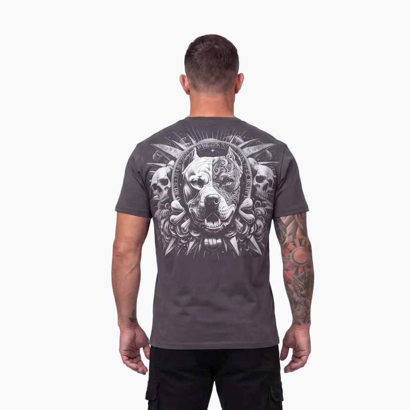Tricou pentru bărbați Pitbull World graphite 10