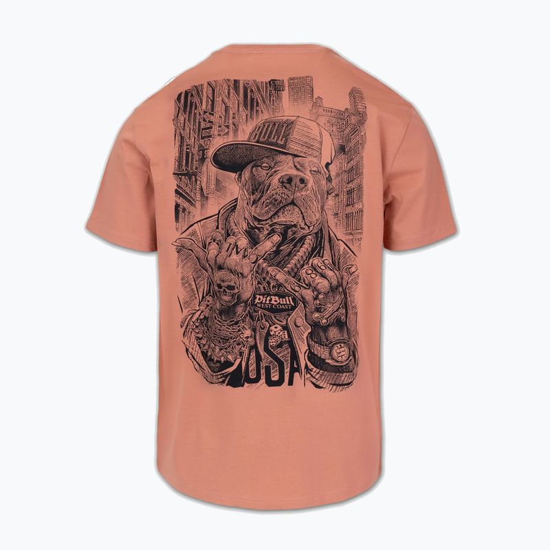 Tricou pentru bărbați Pitbull Avenue pale salmon 2
