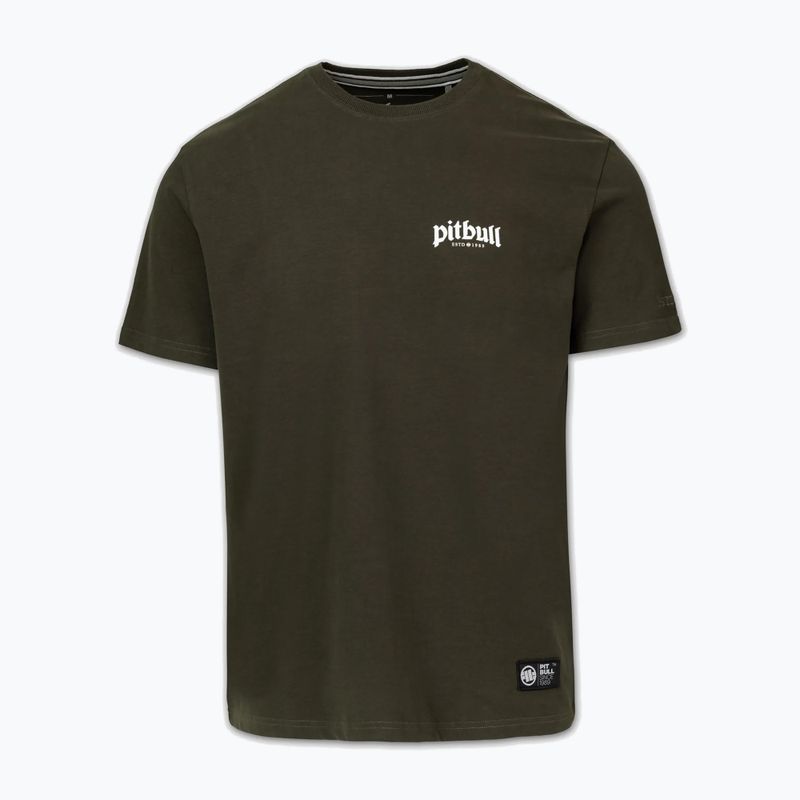 Tricou pentru bărbați Pitbull O'Side Small dark green 2
