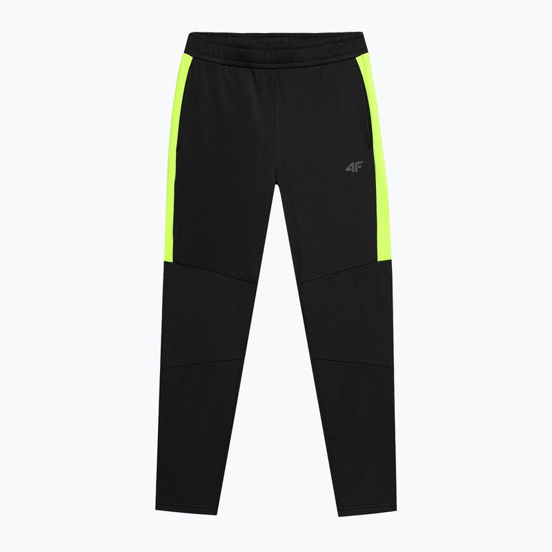 Pantaloni de trening pentru copii 4F negru HJZ22-JSPMTR001 2