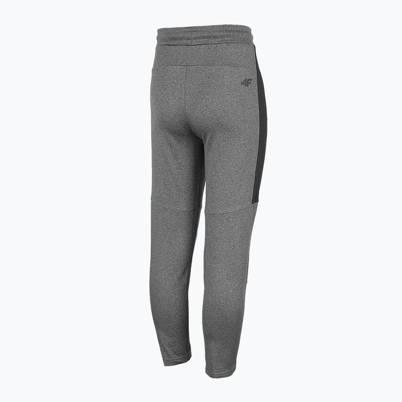 Pantaloni de antrenament pentru copii 4F HJZ22-JSPMTR001 gri 4