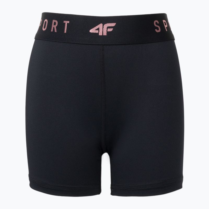 Pantaloni scurți de antrenament pentru copii 4F HJZ22-JSPDF001 negru