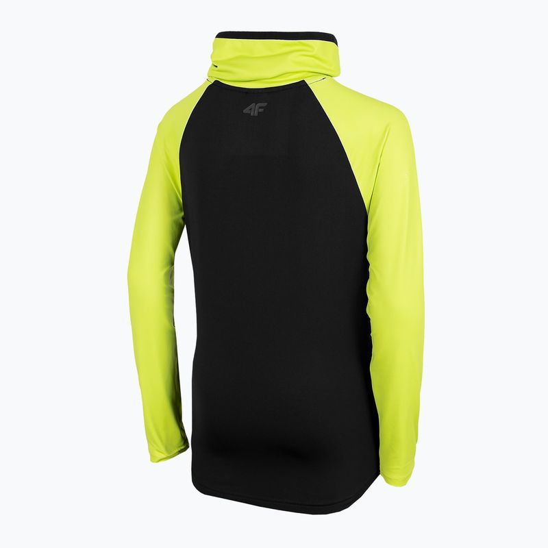 Tricou termic pentru bărbați 4F galben HJZ22-JBIMD001 3