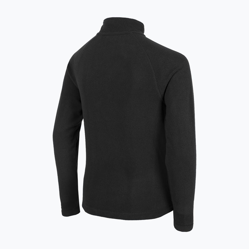 Bluză fleece pentru copii 4F neagră HJZ22-JBIMP001 4