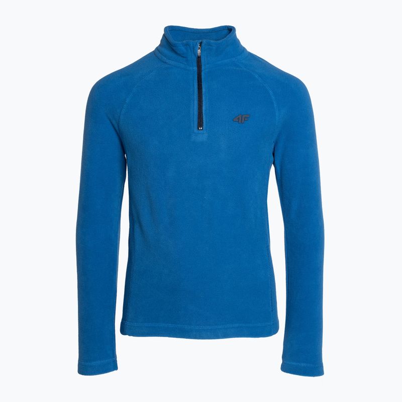Bluză fleece pentru copii 4F albastră HJZ22-JBIMP001 3