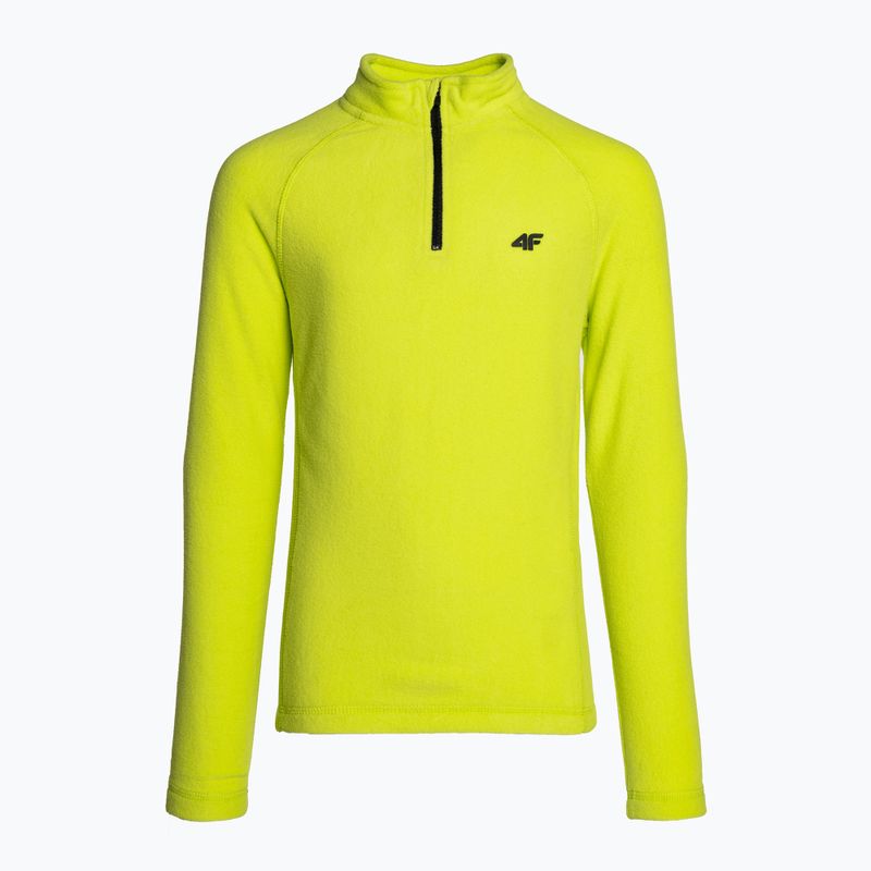 Bluză fleece pentru copii 4F verde HJZ22-JBIMP001 3
