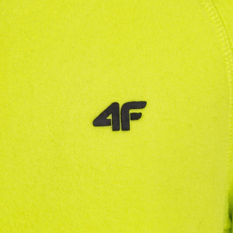 Bluză fleece pentru copii 4F verde HJZ22-JBIMP001 5