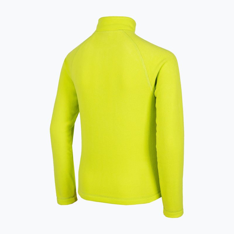 Bluză fleece pentru copii 4F verde HJZ22-JBIMP001 9