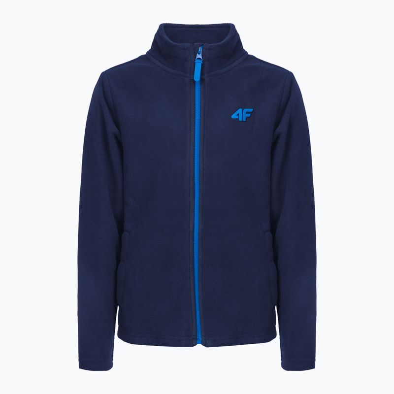 Pulover pentru copii 4F fleece bleumarin albastru marin HJZ22-JPLM001 3