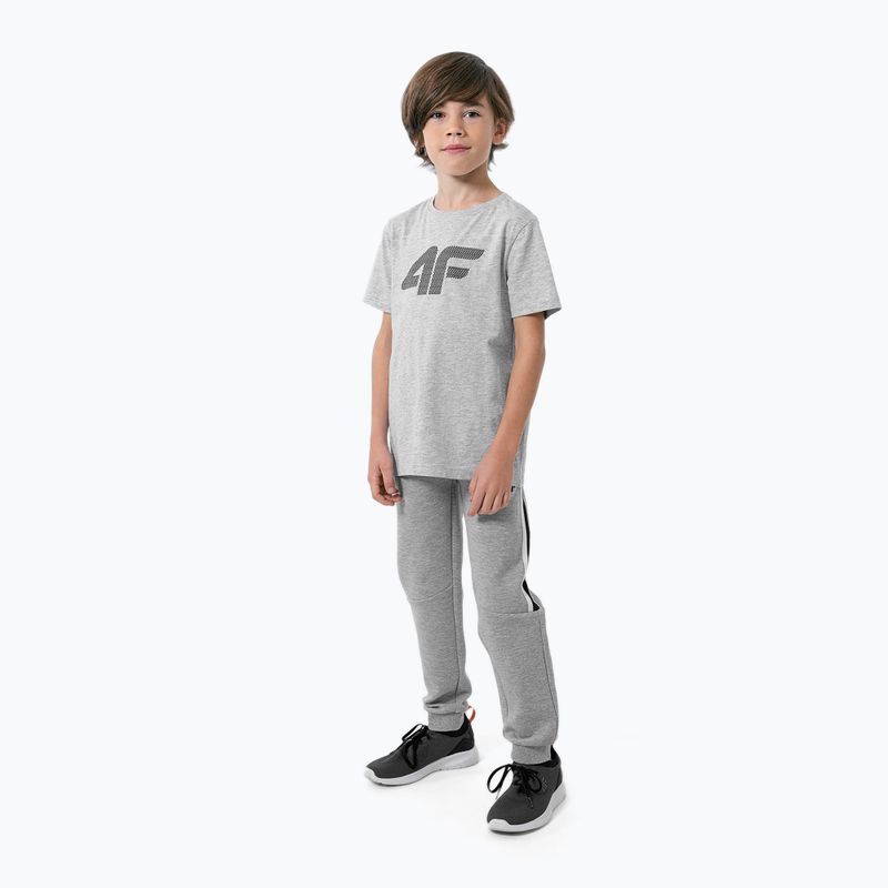 Tricou 4F pentru copii HJZ22-JTSM002 gri 2