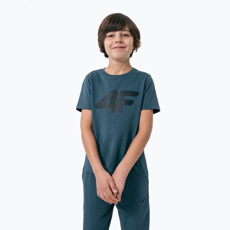 Tricou 4F pentru copii HJZ22-JTSM002 albastru