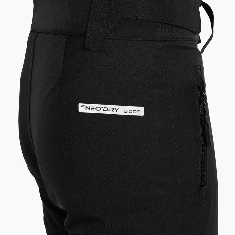 Pantaloni de schi pentru copii 4F JSPDN001 negru HJZ22-JSPDN001 7