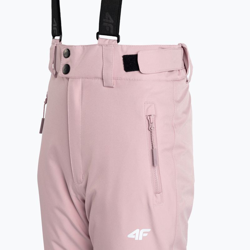 Pantaloni de schi pentru copii 4F JSPDN001 roz HJZ22-JSPDN001 5