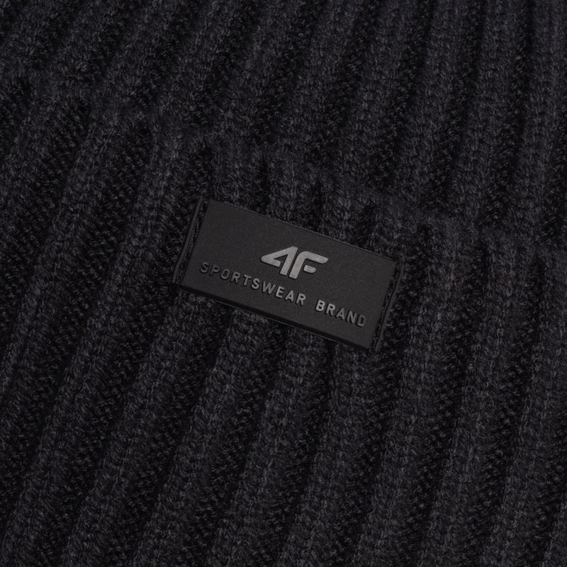 Căciulă de iarnă pentru femei 4F negru H4Z22-CAD004 4