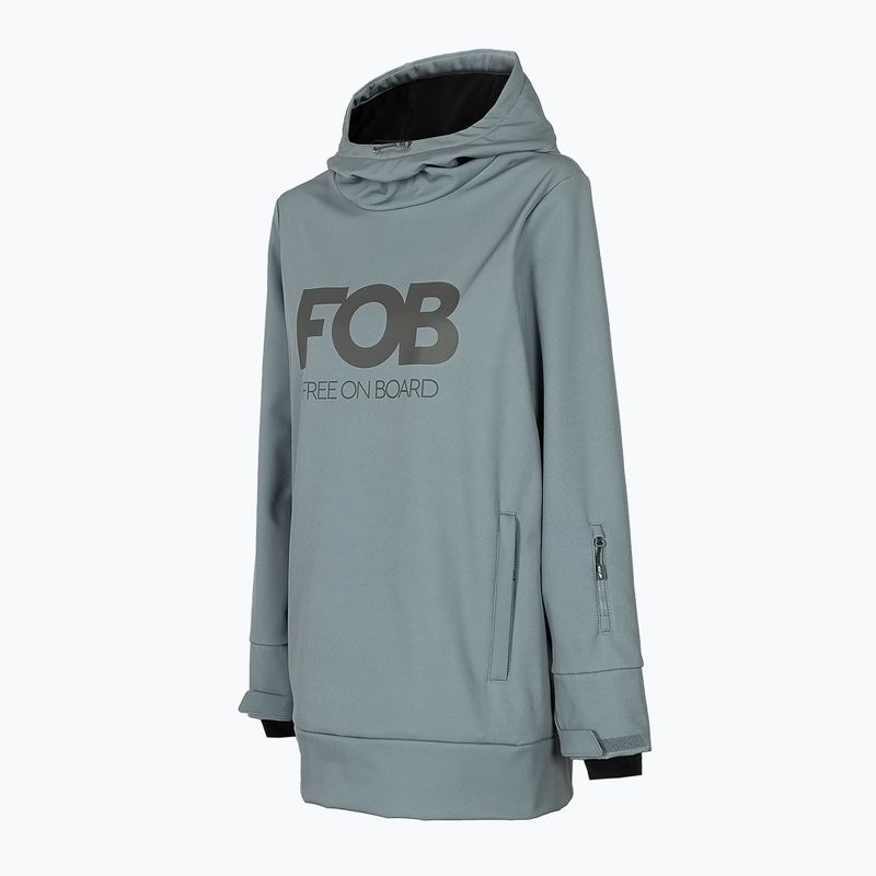 Jachetă de snowboard pentru femei 4F SFD001F softshell albastru H4Z22-SFD001F 7